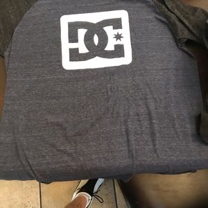 Long sleeve blue dc shirt
